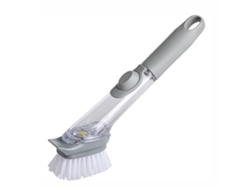 Cepillo Para Ollas Con Mango Largo Y Dispensador Automático De Jabón Para Limpiar Utensilios De Cocina.