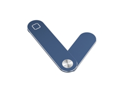 Soporte De Teléfono Para Portátil Magnético Ajustable De Aluminio Lateral Azul Oscuro