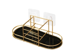 Soporte De Pared Multifuncional Para Cepillo De Dientes, Afeitadora Eléctrica, Soporte Para Pasta De Dientes Y Enjuague Bucal Rosewell