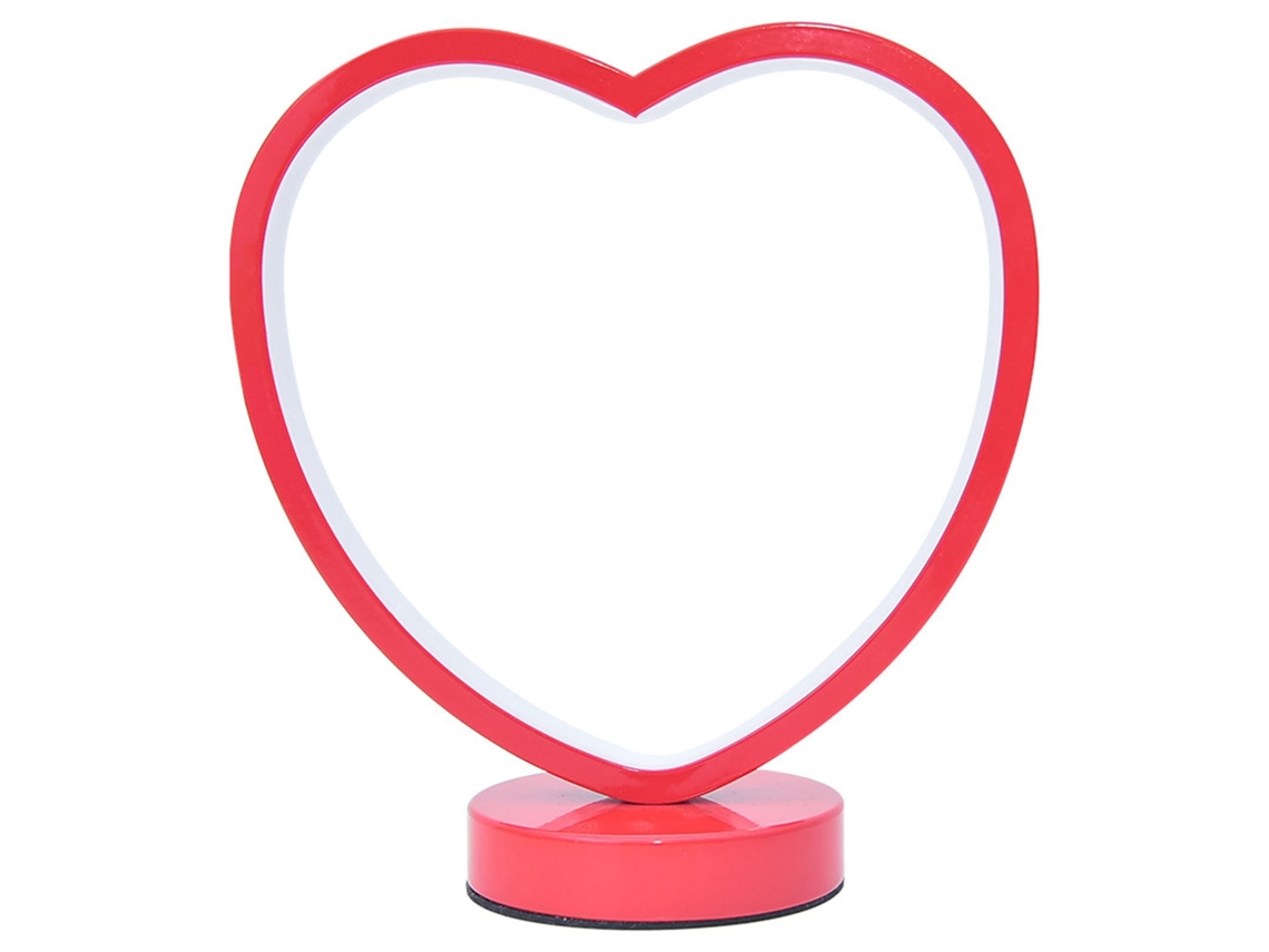 2026-lámpara De Mesa Corazón Acrílico Hierro Rojo Moderna Regulable Para Dormitorio Noche Boda Compromiso Mesita De Noche