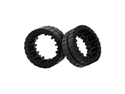 2 Pcs Non- Replacement Wheel Tires For Jet M6 (6110) (6012) (6112) (6113) Robot Vacuum Cleaner Part
