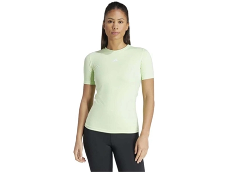 Camiseta de Mujer ADIDAS Corta Tf Train Verde (L)