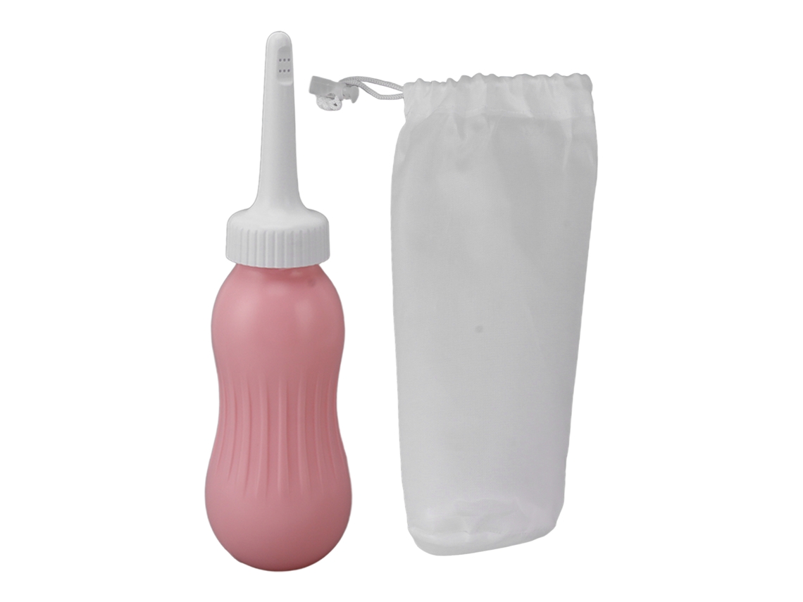 Pulverizador de bidé portátil Manos Libres para viajes, botella de bidé grande, enema y ducha