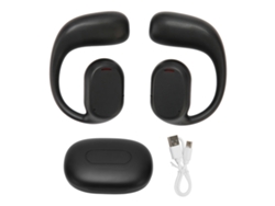 Auriculares inalámbricos Bluetooth 5.3 con traductor, compatibles con 74 idiomas y 70 acentos, e incluyen una aplicación para música y llamadas.