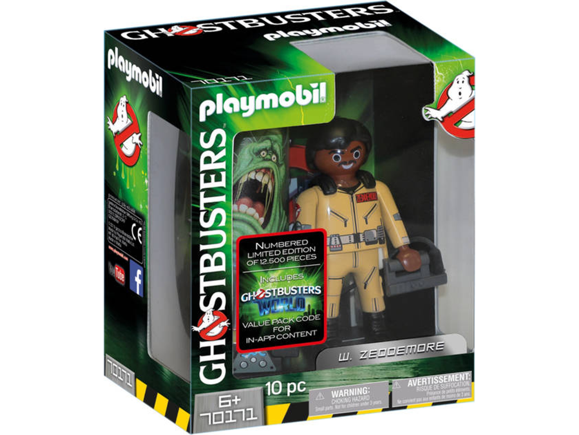 PLAYMOBIL Ghostbusters: 70171 (Edad Mínima: 6 - 10 Piezas)