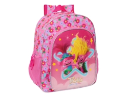 Mochila Escolar TROLLS Rosa 32 X 38 X 12 cm