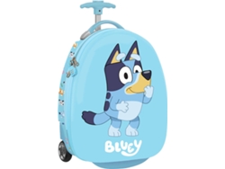 Maleta de viaje infantil Bluey azul claro (28 x 23 x 43 cm - 27,7 L)