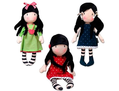 Peluche GORJUSS Set 3 Muñecas Y Maletin (Edad Mínima Recomendada: 3años)