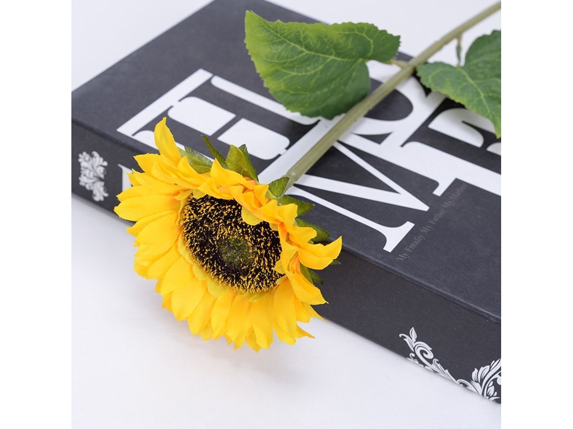 2026-ramo De 6 Girasoles Artificiales Amarillos, Decoración Diy Para Bodas, Fiestas Y Hogar