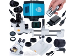 Microscopio trinocular Jupiter Pro MSJP-T-SDMS1 – Zoom de 7x a 45x | Óptica avanzada | Para electrónica y joyería