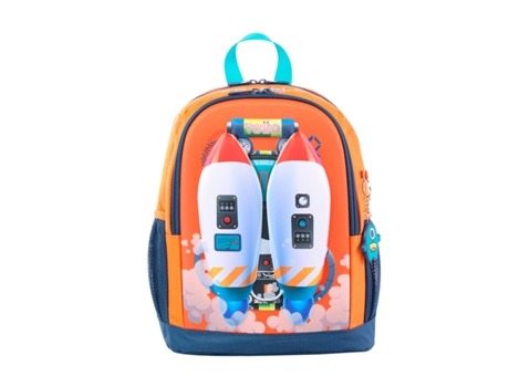 Mochila Infantil Mediana Cohetes Cohety