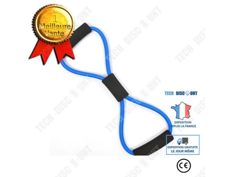 Elástico Adecuado para Yoga Figura 8 Rally TECH DISCOUNT (Azul)