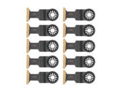 10 Piezas Hoja De Sierra Oscilante Multifuncional Para Herramienta Oscilante Quick Release Compatible Con Bosch Starlock
