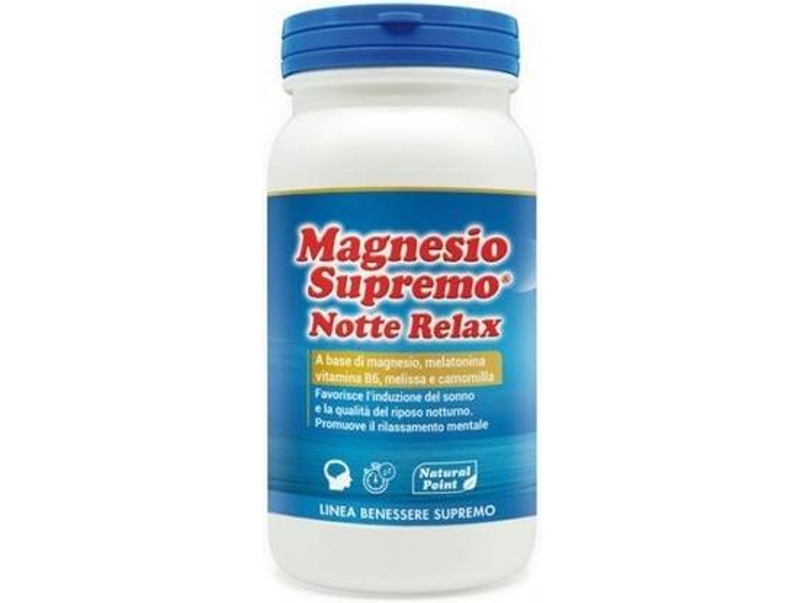 Complemento Alimentar NATURAL POINT Noite Supreme Magnésio Relax (150 g de pó)