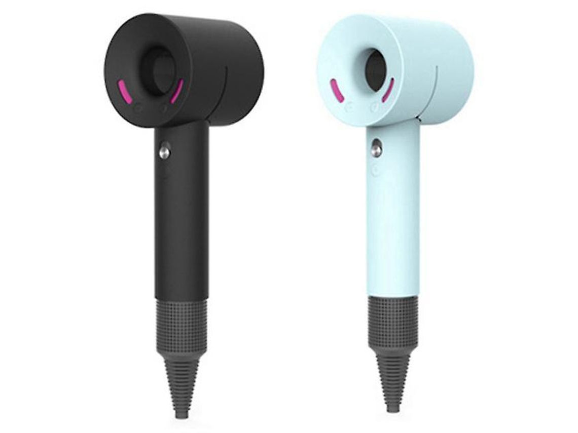 2 fundas de gel de silicona suave para secador de pelo Dyson Supersonic, color negro y azul, para bicicleta eléctrica