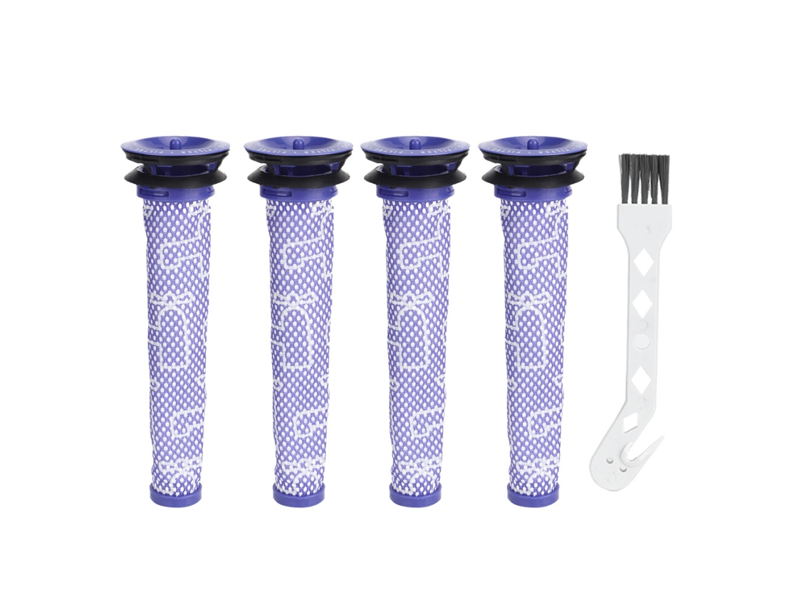 Accesorios De Repuesto: Prefiltro Y Cepillo Para Aspiradoras Dyson Dc58, Dc59, V6, V7 Y V8.