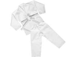 Uniforme De Karatê Reforçado Para Meninos, Meninas E Adultos - Roupa Branca Grossa E Respirável