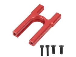 Soporte De Diferencial Central De Aluminio Ligero Para Coches Rc Arrma 1/7 1/8 Accesorios Rc Rojo