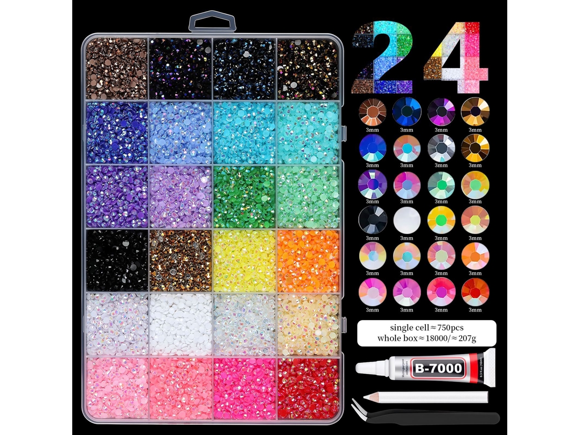 Juego De Pedrería Para Decoración De Uñas, Ideal Para Manicura Y Manualidades. Czhhmart (estilo 6)