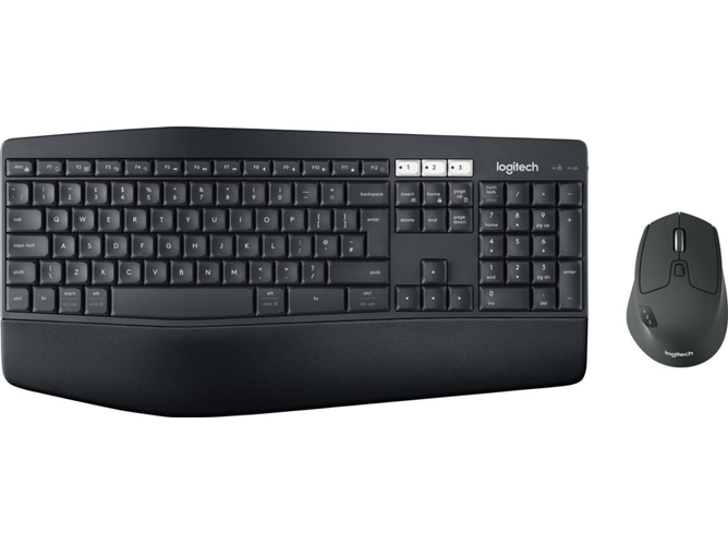 Teclado LOGITECH MK850 (Inalámbrico - Layout Nórdico - Teclado Numérico)