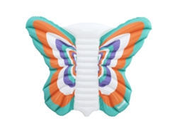 Colchón hinchable Bestway Butterfly 193 x 176 cm para playa y piscina