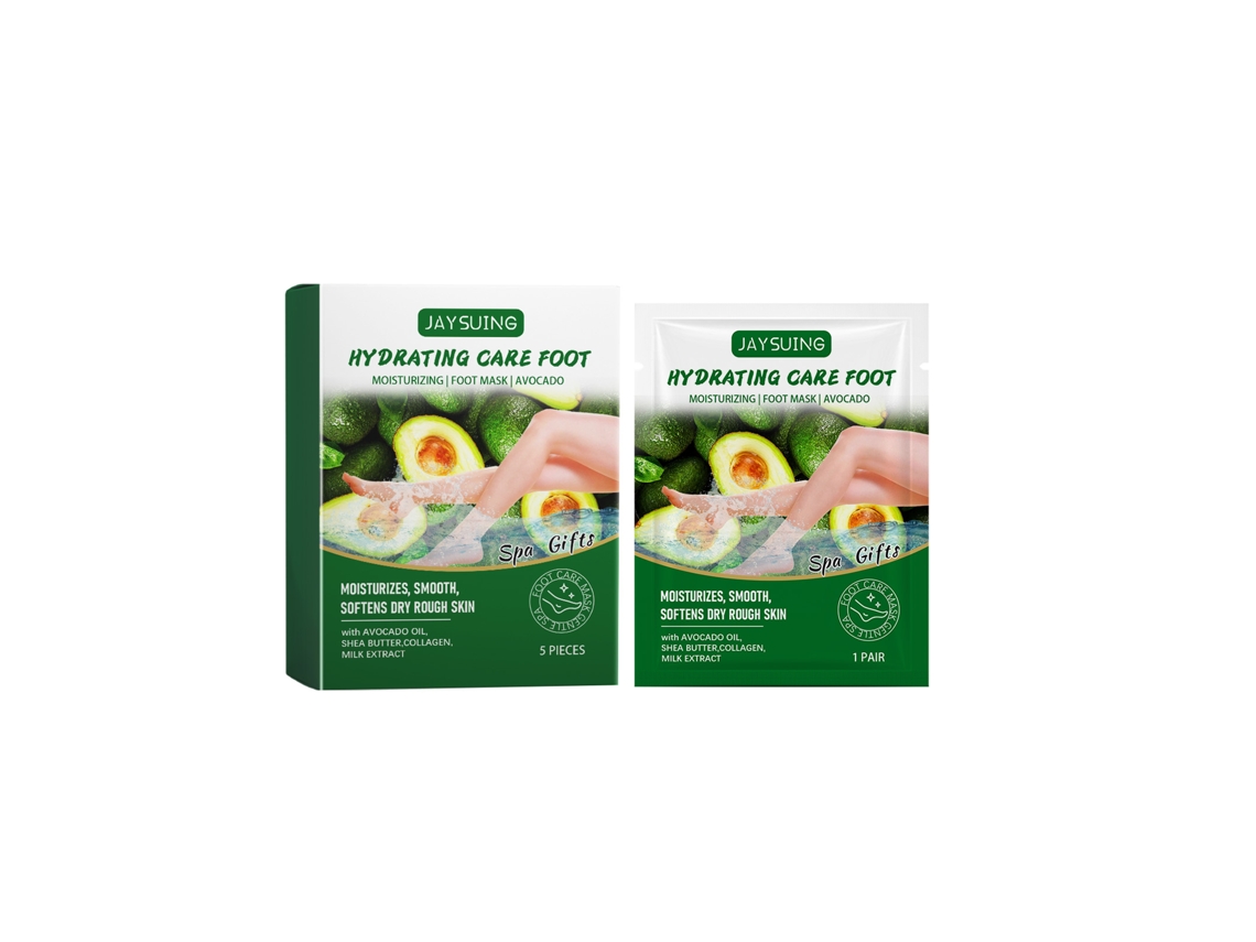 Mascarilla exfoliante de aguacate para pies - Efecto renovador