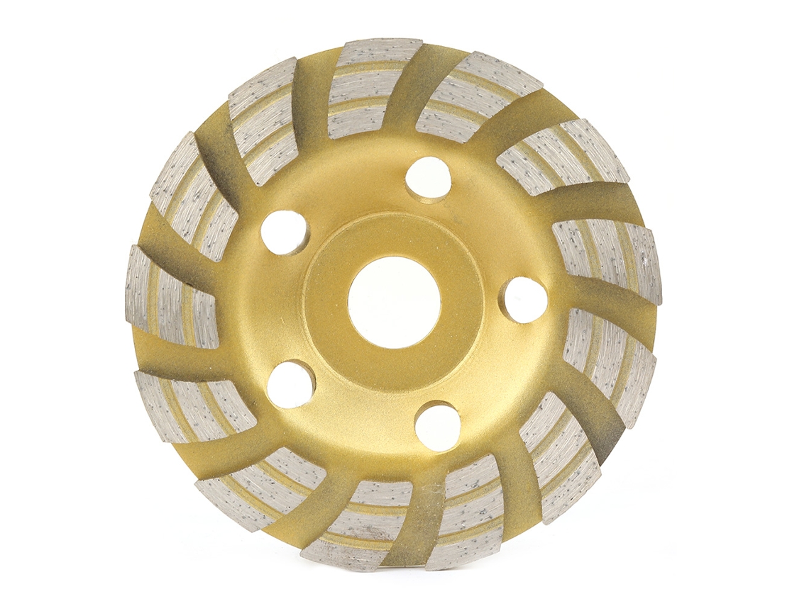 Disco De Corte Y Esmerilado De Copa Con Segmentos De Diamante 125*22.2mm Para Concreto Mármol Granito