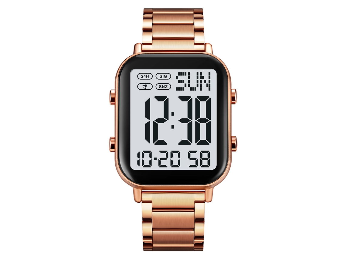 Reloj Digital Skmei 30m, Resistente Al Agua, Con Retroiluminación, Cronómetro, Alarma Y Señal Horaria.