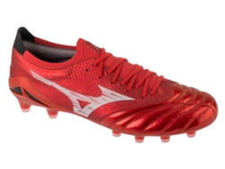 Mizuno Morelia Neo IV Beta Elite FG P1GA254260, Botas de fútbol para hombre, Rojas, Talla 42.5