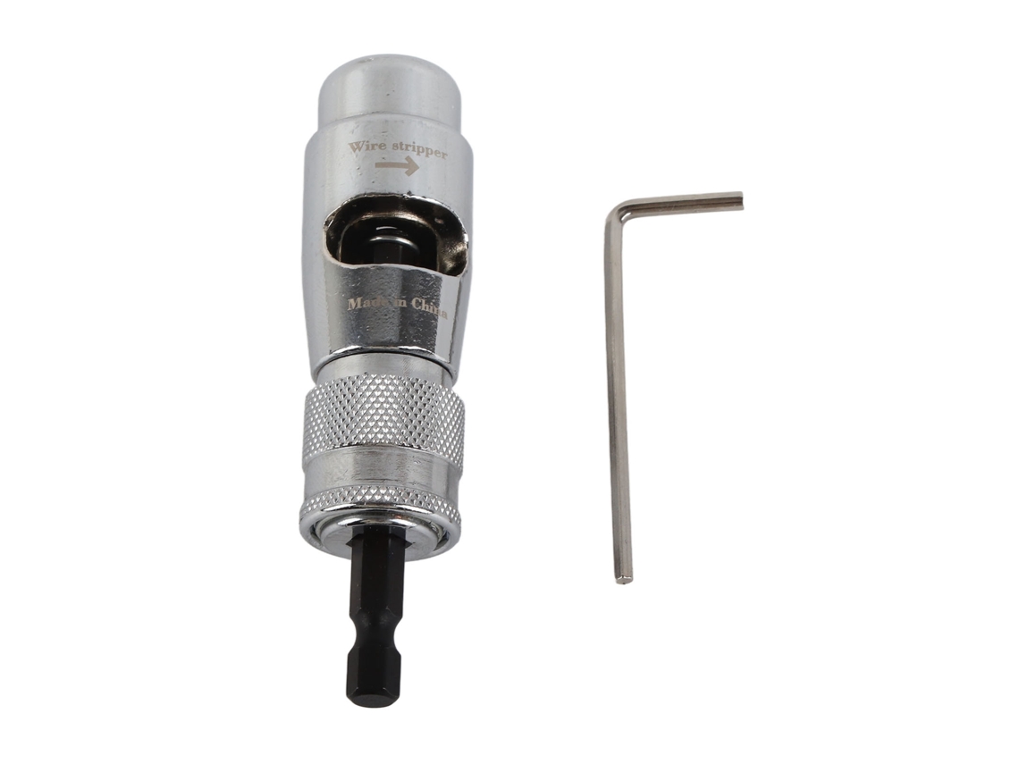 Herramienta Para Pelar Y Retorcer Cables Con Destornillador Eléctrico En Aleación De Aluminio.