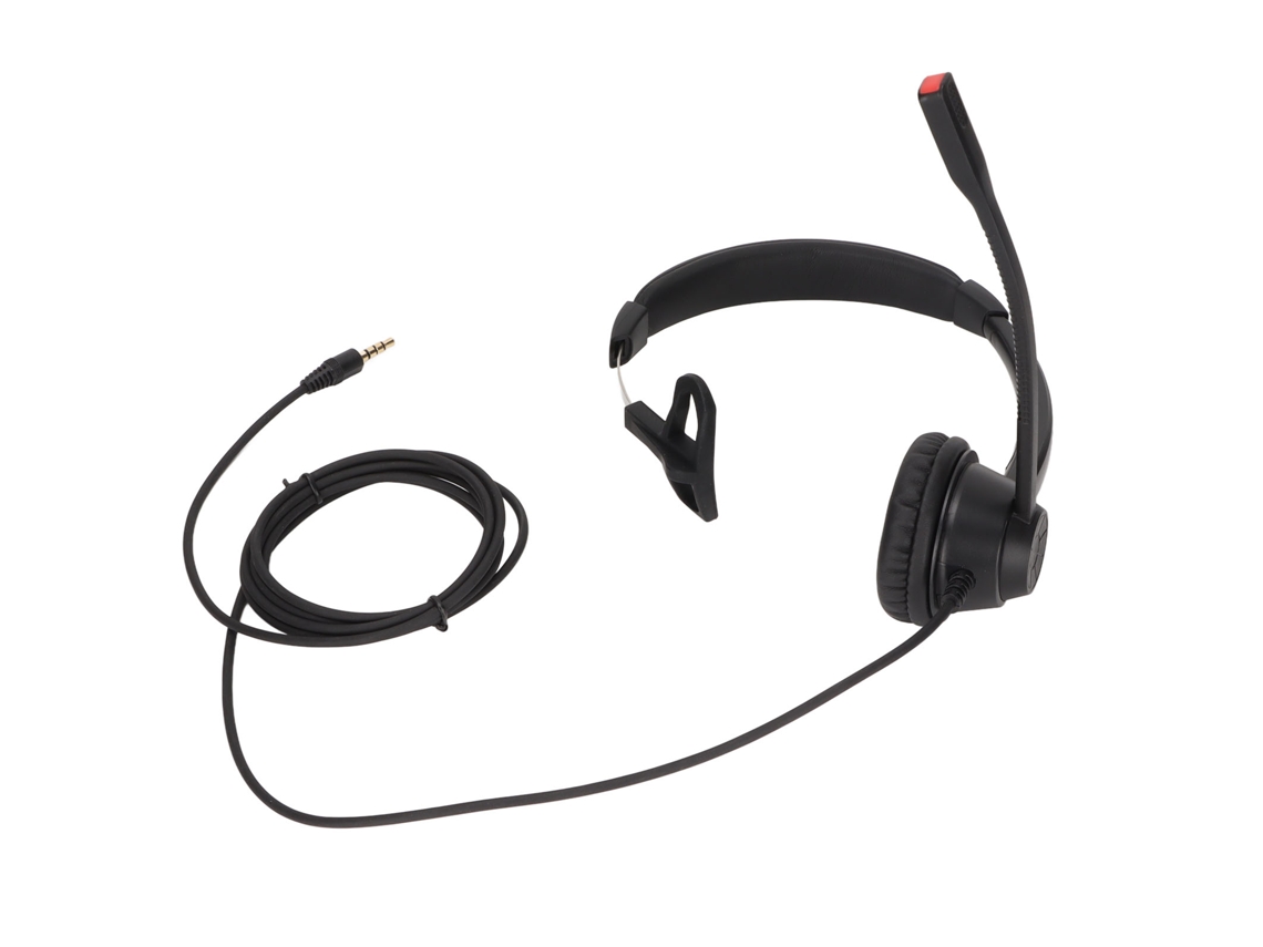 Auriculares Con Cancelación De Ruido Y Micrófono, Cable De 3,5 Mm, Con Cable, Para Uso En Atención Al Cliente, Oficina Y Centros De Llamadas.