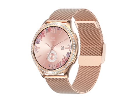 EKO 5.2 Reloj conectado con antirrobo y pulsera de malla milanesa Dorado