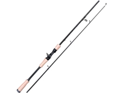 Caña De Pescar 1,65 M (0,8 M) Fibra Carbono Para Casting Y Pesca Con Cebo. Peso: 8-25 G. Línea: 8-15 Lb. Po...