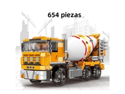 (estilo 6) Bloques De Construcción Moc Para Niños, Juguete De Ingeniería Diy, Bloques De Construcción De Excavadora