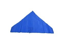 Cubierta de repuesto de tela Oxford plegable e impermeable con 4 esquinas para acampar al aire libre y exhibir, 1,8 m, azul