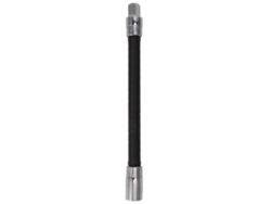 Varilla De Extensión Flexible Universal Para Llave De 1/2" Con Protección Anticaída, Acero Negro, Para Uso En Talleres/fábricas.
