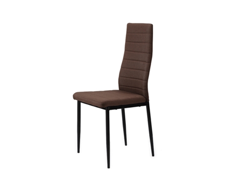 Pack de 4 sillas de comedor Niza Chocolate