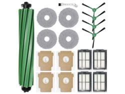 Kit de accesorios para aspiradoras robot Plus 405 y 505 Combo: cepillo lateral principal, filtro HEPA, paño de limpieza y bolsas para el polvo. Webake
