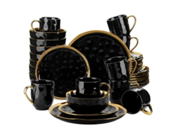 Juego de vajilla, diseño elegante, colección completa de vajilla, 32 piezas