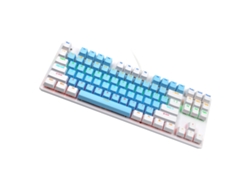 Biojee Wired 87-key Mechanical Gaming Keyboard Rainbow Backlit With Red Blue Brown Switch For Pc Laptop