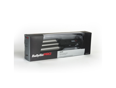 Babylisspro Triple Waver Rizador de Pelo Caliente Negro 125W 2.7M