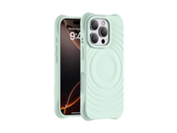 (verde Claro, Iphone 14 Pro Max) Funda Magnética Para Iphone, Cobertura Total Con Silicona Líquida.