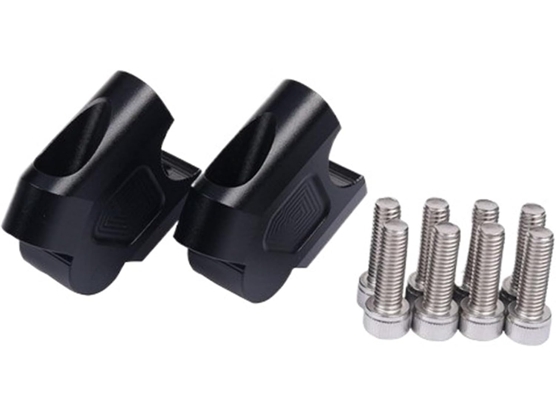 Adaptador Elevador De Manillar Apto Vibraciones Para Motocicleta Bicicleta