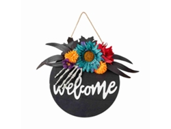 Adorno de puerta de esqueleto para Halloween, decoración para fiestas espeluznantes