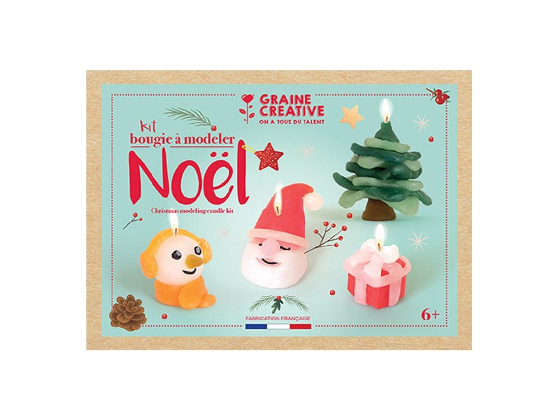 Caja para niños - Velas de modelaje - Navidad