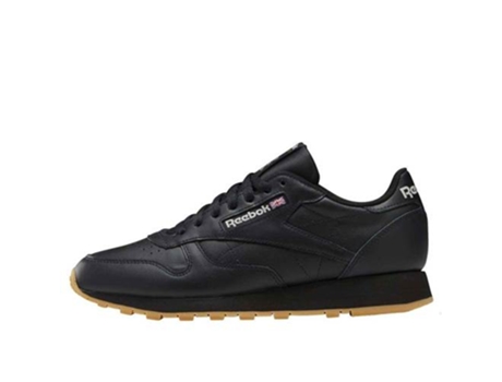Zapatillas REEBOK Classic Leather Piel (44 - Negro)