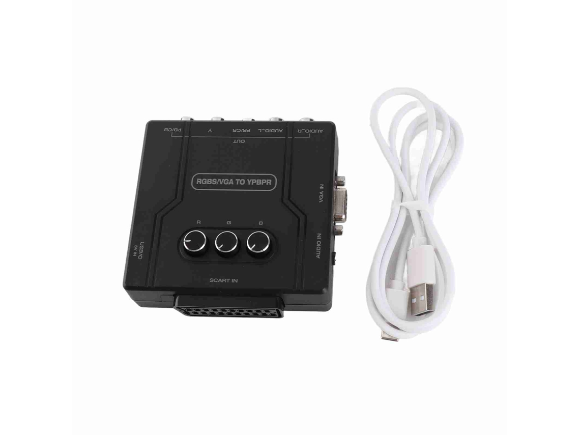 Transcodificador de vídeo LAXISCREED RGBS VGA Scart a YPbPr