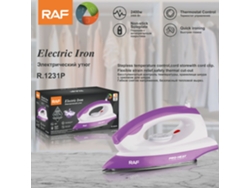 Plancha eléctrica portátil, estándar europeo, pequeña, color rosa