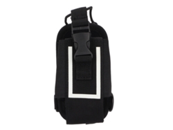 Bolsa De Walkie Talkie Fluorescente Estuche De Radio Ajustable Múltiples Métodos De Montaje