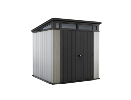 Caseta de Jardín de Resina KETER Artisan 7x7 En El (De Almacenamiento - Shed Building - Almacenamiento de Troncos - Acero Metal Madera)